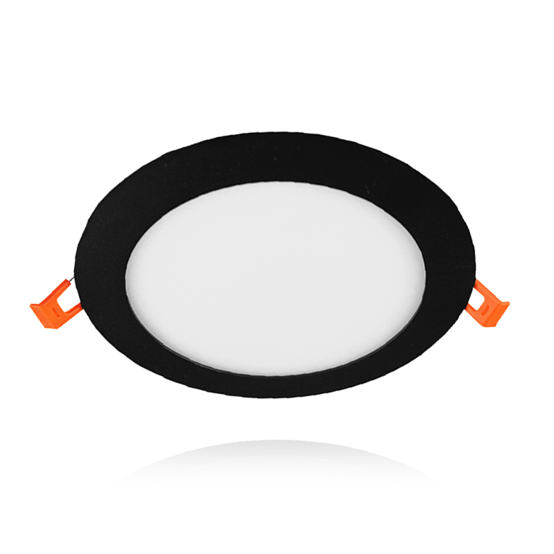 LED Downlight Zwart SLIMLine - Zaagmaat Ø205 - 220 mm - 18 Watt - Outledtl.nl
